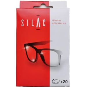 0090 silac leesbril doosje poetsdoekjes brillen 20 stuks 5400323000094 niet van toepassing