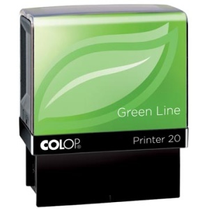 129829 1298 12982 colop stempeltje stempeltjes printer 20 green line max 4 regels nederland ft 14 x 38 mm stempel stempels 319332 350850 9004362435358 zwart/groen
