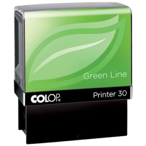 129839 1298 12983 colop stempeltje stempeltjes printer 30 green line max 5 regels nederland ft 18 x 47 mm stempel stempels 319333 350851 9004362435389 zwart/groen