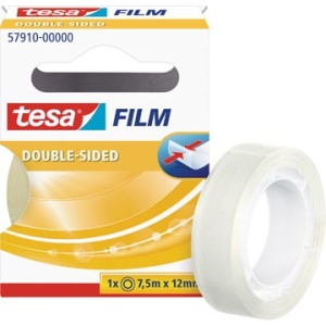 57910 5791 tesa kleefband plakband tape tesafilm double-sided ft 7 5 m x 12 mm 57910-00000-02 4042448903105 4042448899729 niet van toepassing