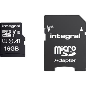 8431808 8431 84318 843180 integral geheugenkaart geheugenkaarten memorycard memorykaart memorystick micro microsd sd sdkaart microsdhc 16 gb inmsdh16g-100v10 5055288441316 16 gb zwart