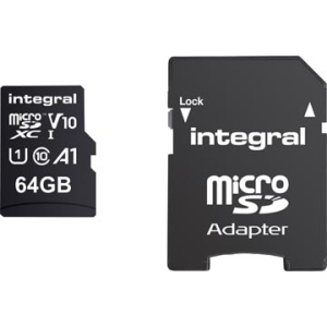 8431836 8431 84318 843183 integral geheugenkaart geheugenkaarten memorycard memorykaart memorystick micro microsd sd sdkaart microsdxc 64 gb inmsdx64g-100v10 5055288441330 64 gb zwart